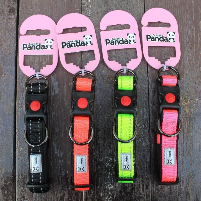 Golden Panda kutya nyakörv és póráz, nylon, nem nyújtható, kód 004