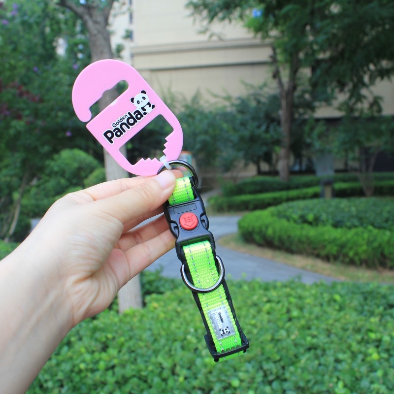 Golden Panda kutya nyakörv és póráz, nylon, nem nyújtható, kód 004