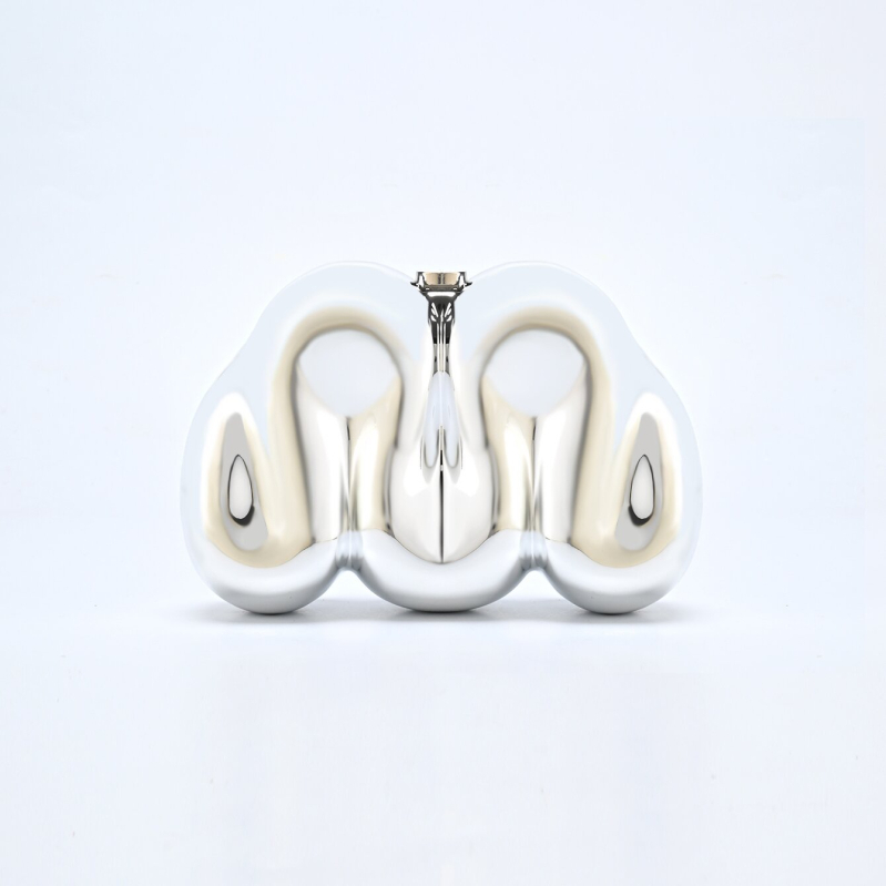 Akril kör alakú esti kézitáska kemény héjjal, mágneses zár, belső cipzáras rekesz, bélés nélkül