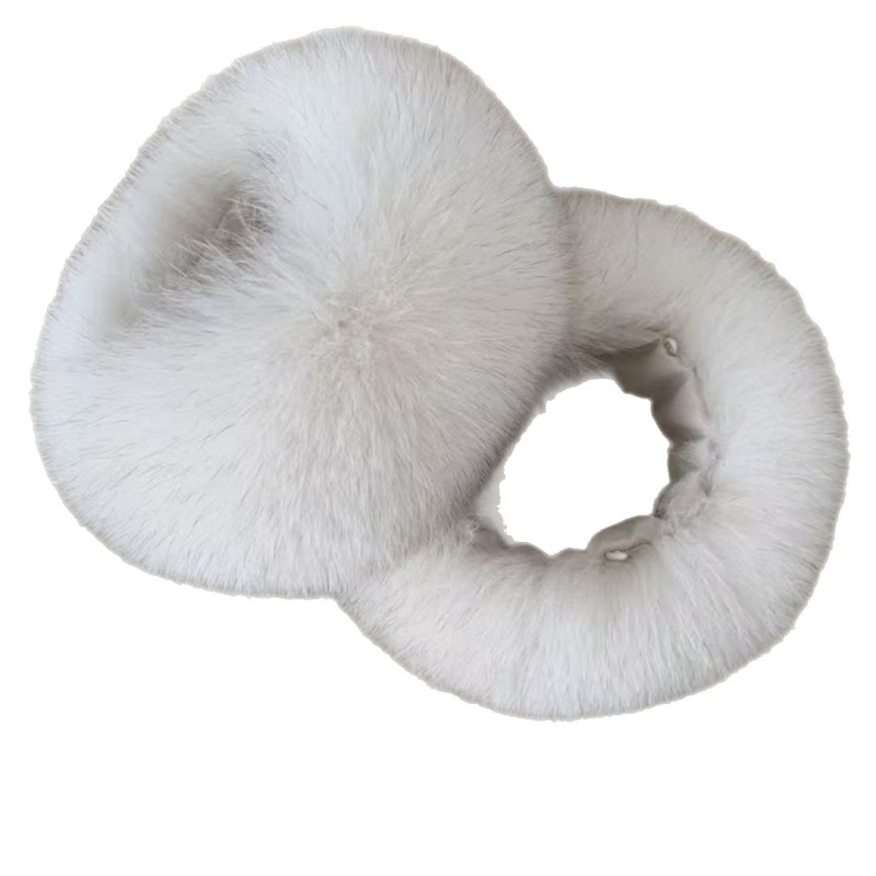 Női télikabát rókaszőrrel, szabványos egyenes ujjakkal, kézzel készített felülettel, sokoldalú stílus téli és őszi szezonokra