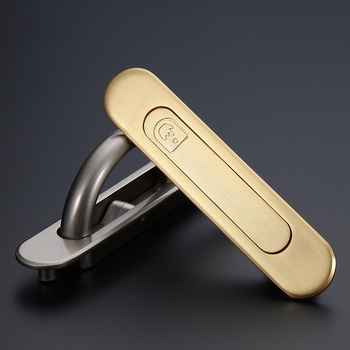 Tatami fogantyú szekrényekhez és gardróbokhoz, cinkötvözet, beépített, láthatatlan forgó kilincs