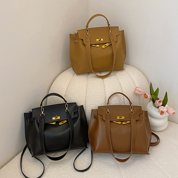 Su Mei női táska, Kelly stílus, Urban Simplicity, PU anyag, horizontális négyzet alakú forma