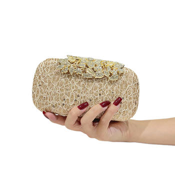 Éjszakai táska strasszos csipével - PU anyag, vízszintes négyzet alak, határokon átívelő stílus, poliészter bélés, 2025 ősz