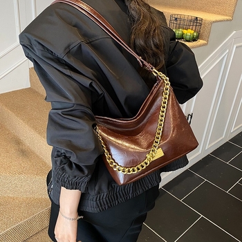 Alkaron viselhető táska - PU, utcai stílus, vízszintes négyzet alak, cipzár, belső zsebek