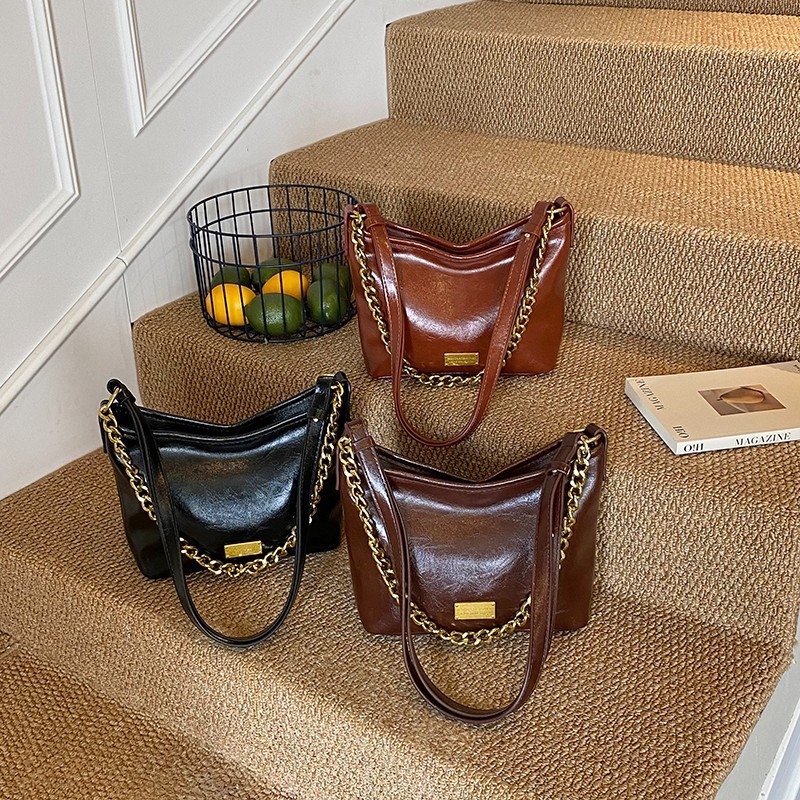 Alkaron viselhető táska - PU, utcai stílus, vízszintes négyzet alak, cipzár, belső zsebek