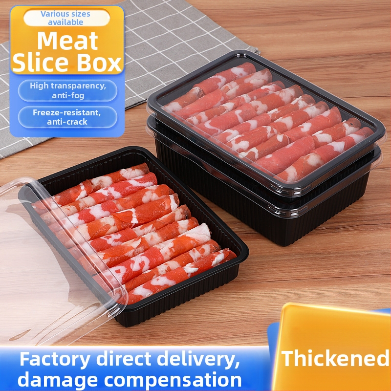 Кутия за месо за замразяване – PET материал, с капак, 0,1 мм стенна дебелина, модел Meat Box от Box Horse