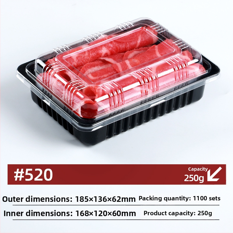 Кутия за месо за замразяване – PET материал, с капак, 0,1 мм стенна дебелина, модел Meat Box от Box Horse