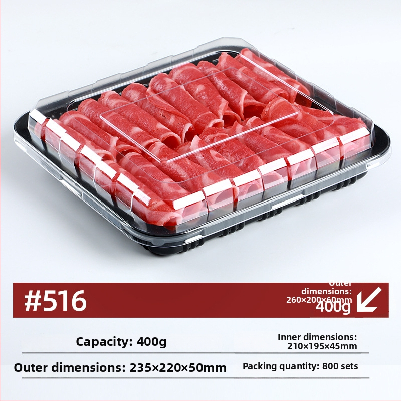 Кутия за месо за замразяване – PET материал, с капак, 0,1 мм стенна дебелина, модел Meat Box от Box Horse