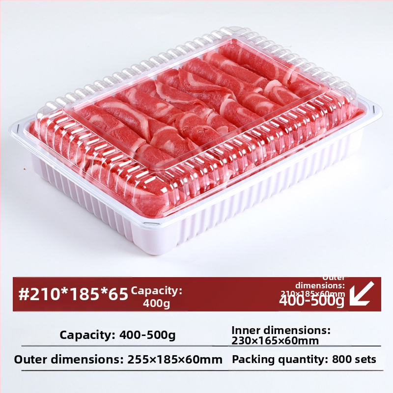 Кутия за месо за замразяване – PET материал, с капак, 0,1 мм стенна дебелина, модел Meat Box от Box Horse