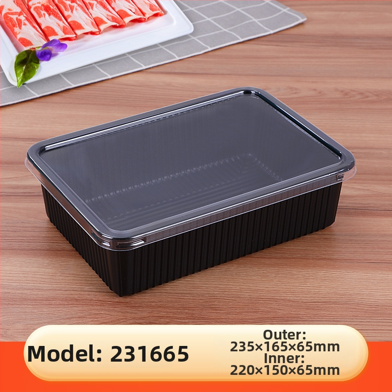 Кутия за месо за замразяване – PET материал, с капак, 0,1 мм стенна дебелина, модел Meat Box от Box Horse