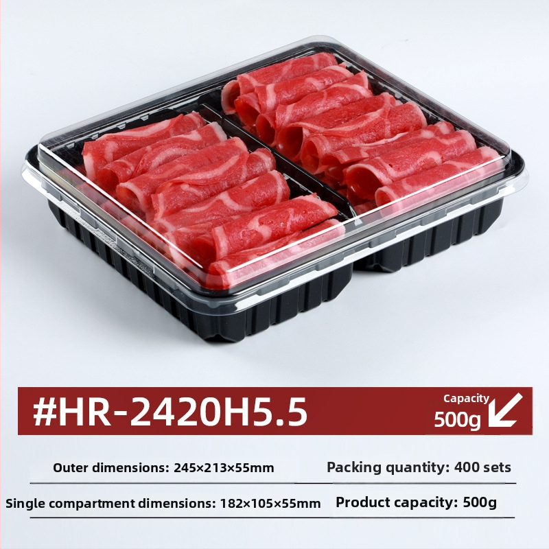 Кутия за месо за замразяване – PET материал, с капак, 0,1 мм стенна дебелина, модел Meat Box от Box Horse