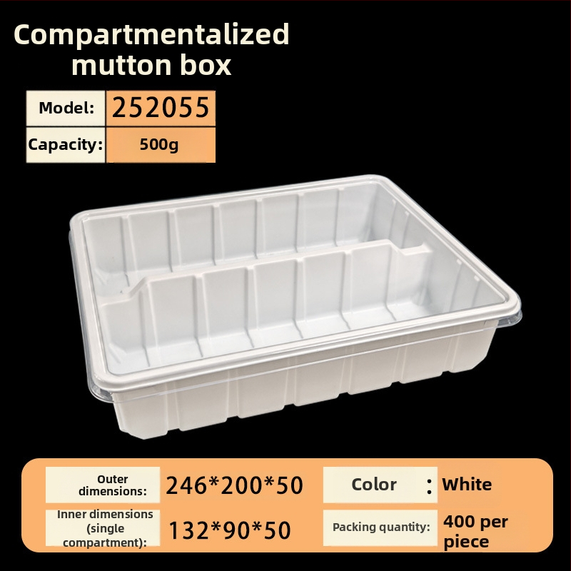 Кутия за месо за замразяване – PET материал, с капак, 0,1 мм стенна дебелина, модел Meat Box от Box Horse