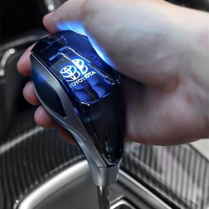 Világító kristályos váltókar gomb – belső tér kiegészítő Toyota Highlander (2009–2021), módosítás