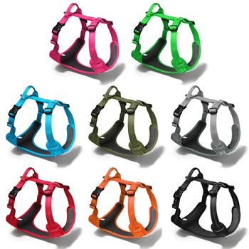 Kutyamellkas-hám, vest-stílus, I-formájú, nylon, világító