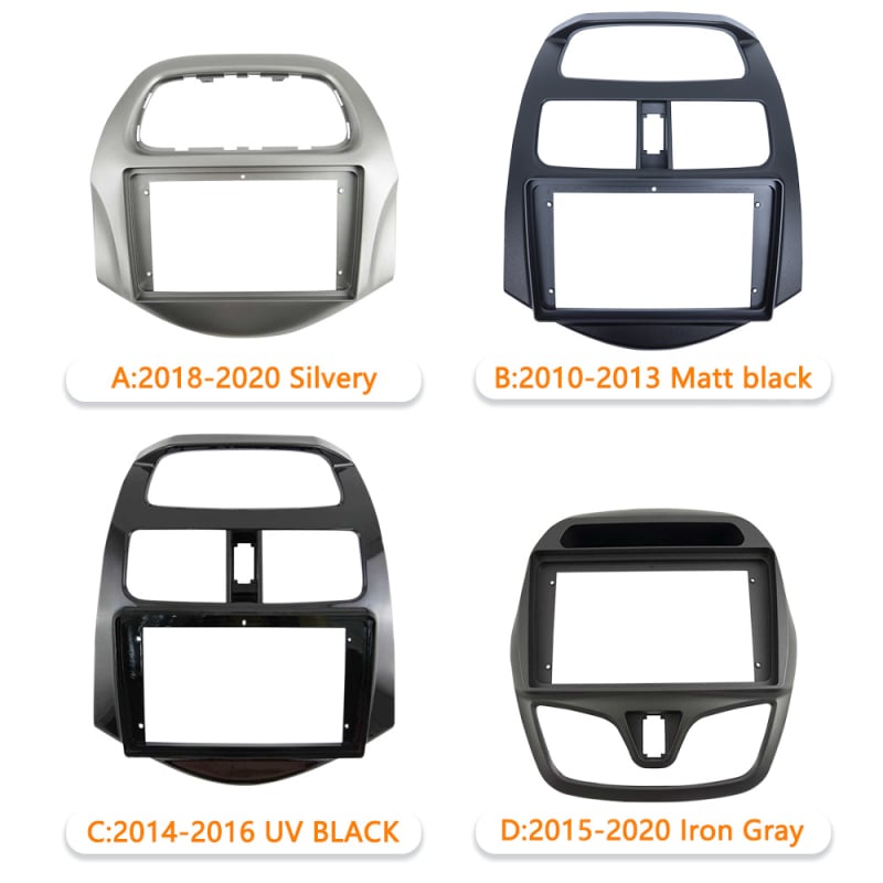 Meihua Android navigacijski okvir za Chevrolet Spark Beat / Daewoo Matiz (2010-2020) ABS