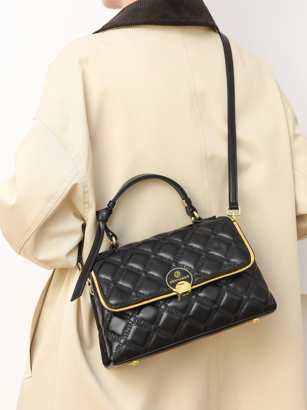 PU torba preko ramena, gradski minimalistički stil, vodoravni četverokutni oblik, zatvarač, unutarnje pregrade: džep sa zipom, džep za telefon, džep za dokumente