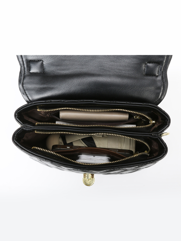 PU torba preko ramena, gradski minimalistički stil, vodoravni četverokutni oblik, zatvarač, unutarnje pregrade: džep sa zipom, džep za telefon, džep za dokumente