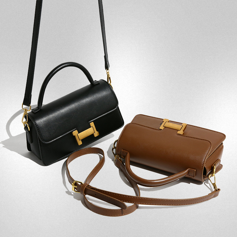 JOAN JI PU ženska crossbody torba, horizontalnog kvadratnog oblika, zatvaranje kapicom na vrhu, poliester podstava, skriveni džep s zatvaračem, džep za telefon i ID karticu