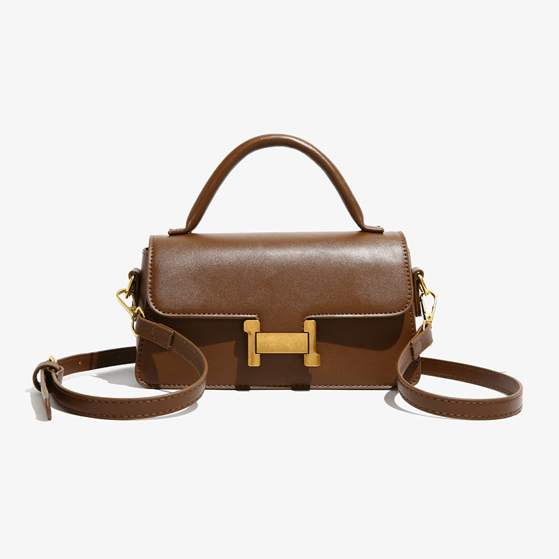 JOAN JI PU ženska crossbody torba, horizontalnog kvadratnog oblika, zatvaranje kapicom na vrhu, poliester podstava, skriveni džep s zatvaračem, džep za telefon i ID karticu