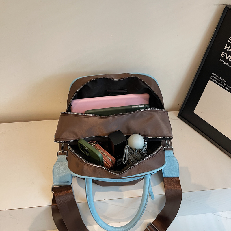 Tote torba za svakodnevnu upotrebu — gradski minimalistički stil, platnena vanjska strana, poliester podstava, zatvarač