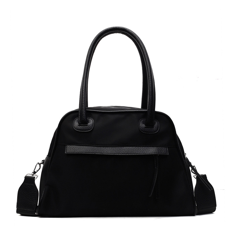 Tote torba za svakodnevnu upotrebu — gradski minimalistički stil, platnena vanjska strana, poliester podstava, zatvarač