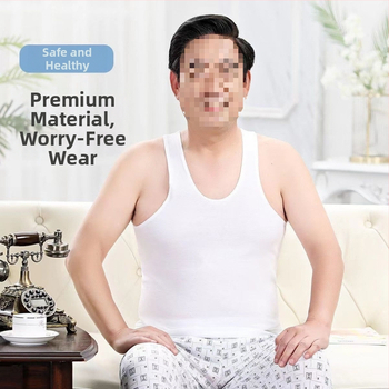 Maiou bărbătesc din bumbac, mânecă scurtă, croială strânsă, imprimeu cu logo publicitar, paiete, vara 2023