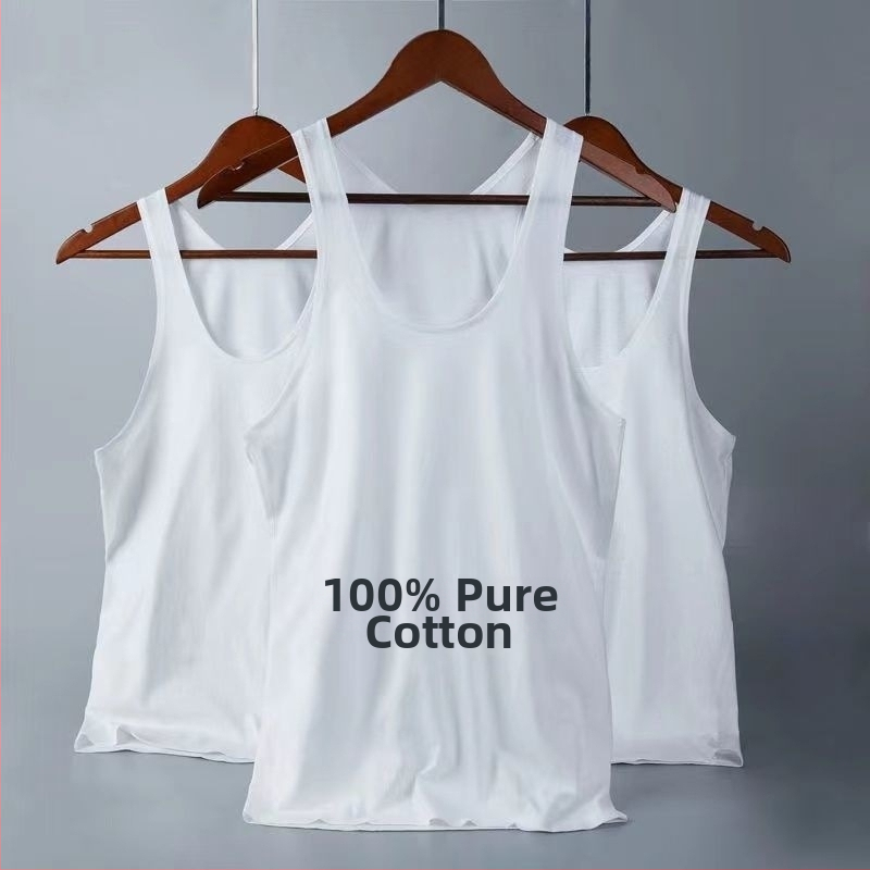 Maiou bărbătesc din bumbac, mânecă scurtă, croială strânsă, imprimeu cu logo publicitar, paiete, vara 2023