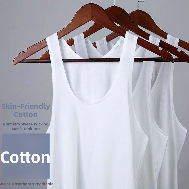 Maiou bărbătesc din bumbac, mânecă scurtă, croială strânsă, imprimeu cu logo publicitar, paiete, vara 2023