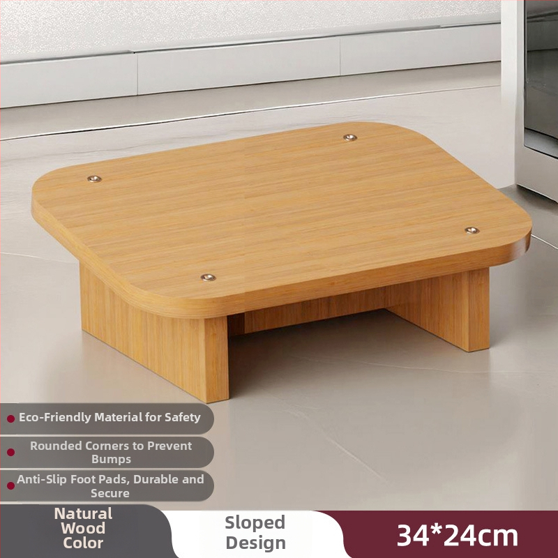 Irodai lábtámasz az asztal alatt – Egyszerű modern stílus, mesterséges lemez alapanyag, Model Footrest, Gyerekeknek és felnőtteknek megfelelő