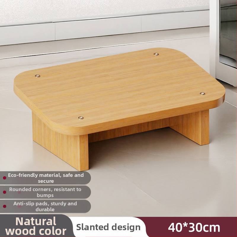 Irodai lábtámasz az asztal alatt – Egyszerű modern stílus, mesterséges lemez alapanyag, Model Footrest, Gyerekeknek és felnőtteknek megfelelő