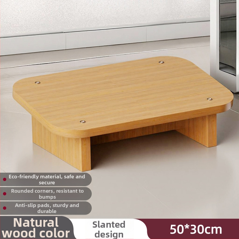 Irodai lábtámasz az asztal alatt – Egyszerű modern stílus, mesterséges lemez alapanyag, Model Footrest, Gyerekeknek és felnőtteknek megfelelő