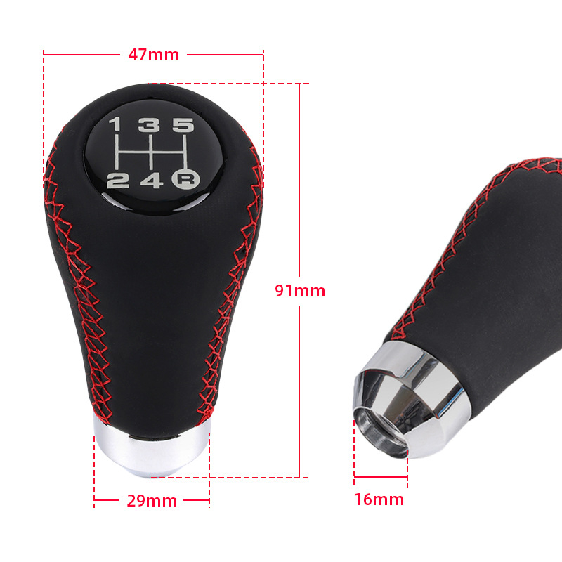 Bőrrel borított váltókargomb – alumíniumötvözet, Retrofit General modell, kompatibil Shift Handball és General