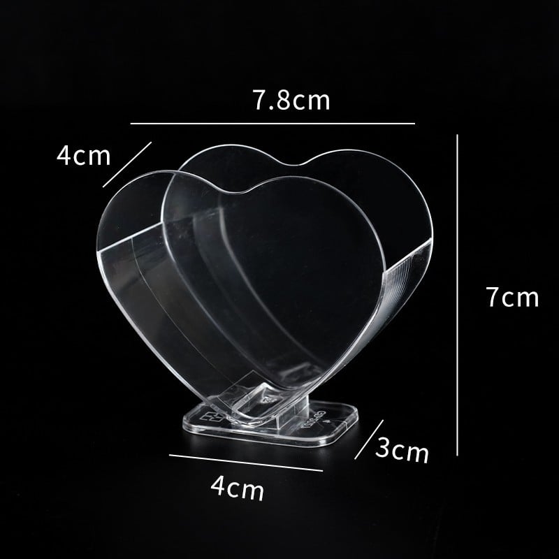 Πλαστικό τετράγωνο κύπελλο επιδορπίων μίας χρήσης, διαφανές, με καπάκι, για καταστήματα milk tea