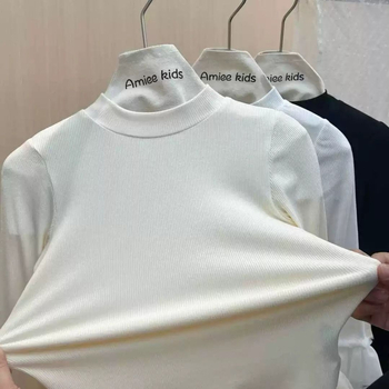 Dječja majica za djevojčice, casual stil, dugi rukav s čipkom, slim fit, pamuk 71–80%, za uzrast 3–8 godina