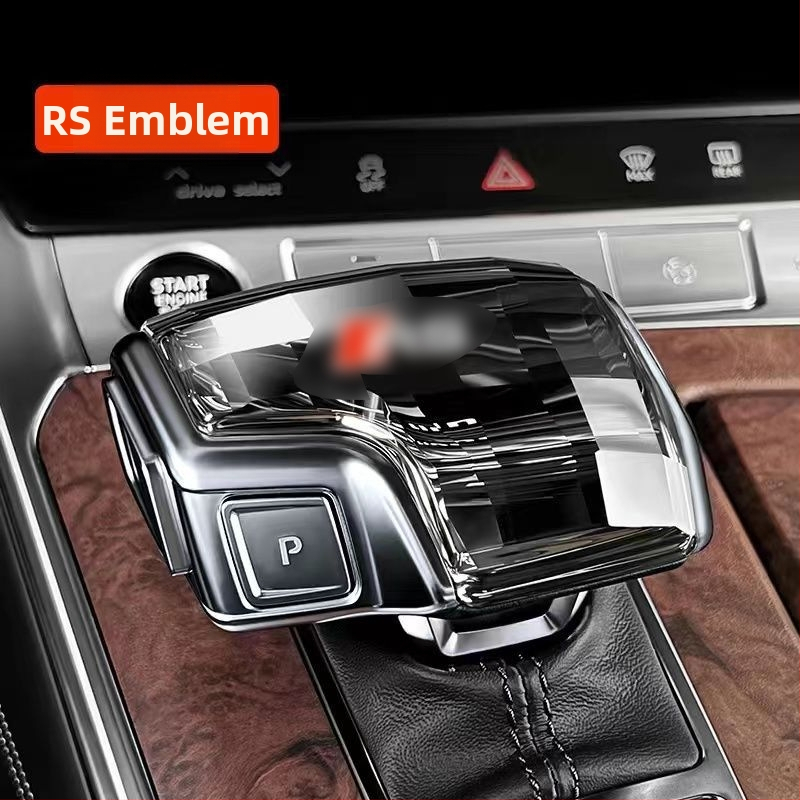 Kryštálový gombík radiacej páky pre modely A4L/A5/A6L/A7L/Q5L/Q7/A8L s logom štyroch kruhov