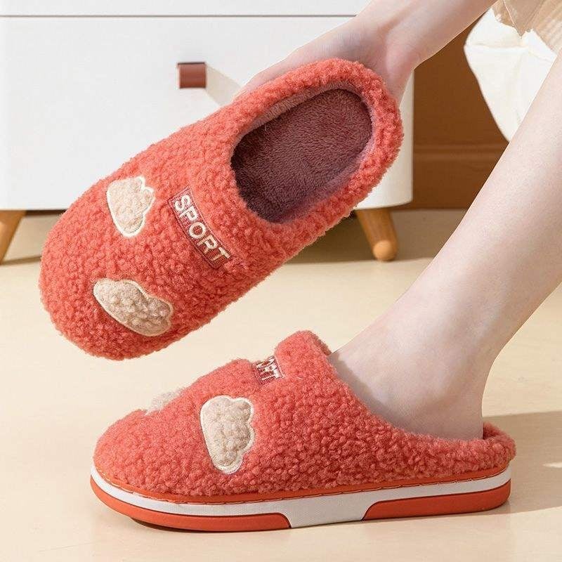 Мъжки зимни пантофи, минималистичен стил, подметка от TPR, горна част Corduroy, подплатени с флис за топло вътрешно ползване