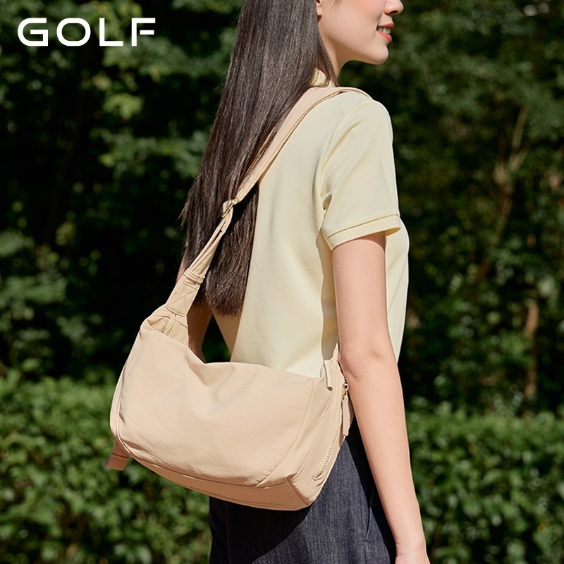Crossbody torba – unisex stil, dumpling dizajn, tkanina, zatvarač, bez pretinaca