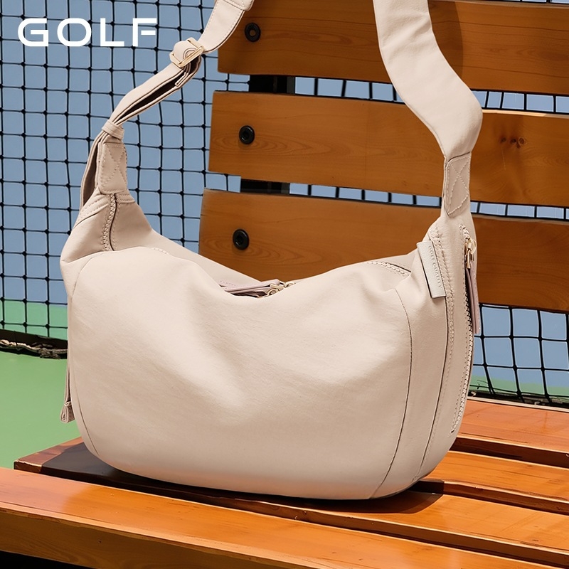 Crossbody torba – unisex stil, dumpling dizajn, tkanina, zatvarač, bez pretinaca