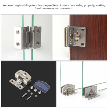 Hongshengfa Μεντεσές από κράμα ψευδαργύρου για γυάλινες ντουλάπες — κατάλληλο για ντουλάπες τούρτας, κρασιού, κατοικίδιων и ντουλάπες με τζάμι. Υλικά: κράμα ψευδαργύρου, ανοξείδωτο ατσάλι. Ιδιωτική ετικέτα με άδεια, υπηρεσία συμβουλευτικής.