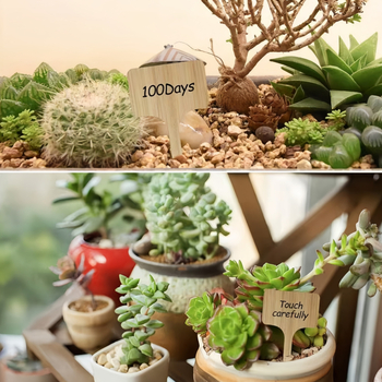 Етикети за растения/вмъквания • Материал: дървени стърготини • Марка: Independence • Назначение: означаване на растения