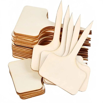 Етикети за растения/вмъквания • Материал: дървени стърготини • Марка: Independence • Назначение: означаване на растения