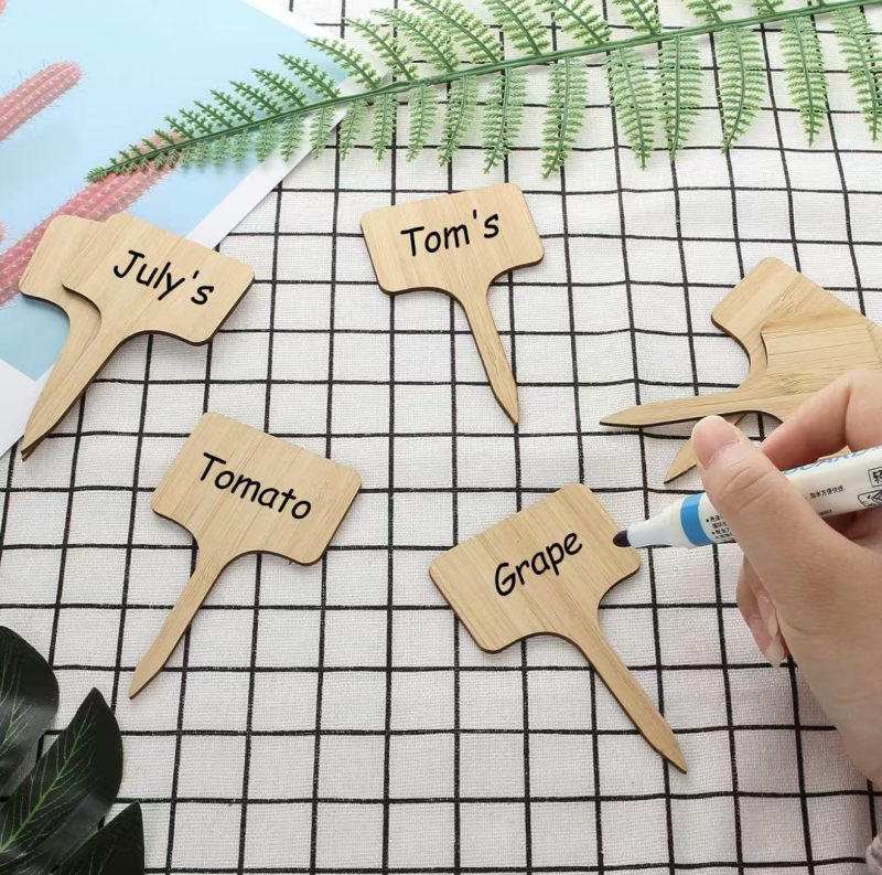 Етикети за растения/вмъквания • Материал: дървени стърготини • Марка: Independence • Назначение: означаване на растения