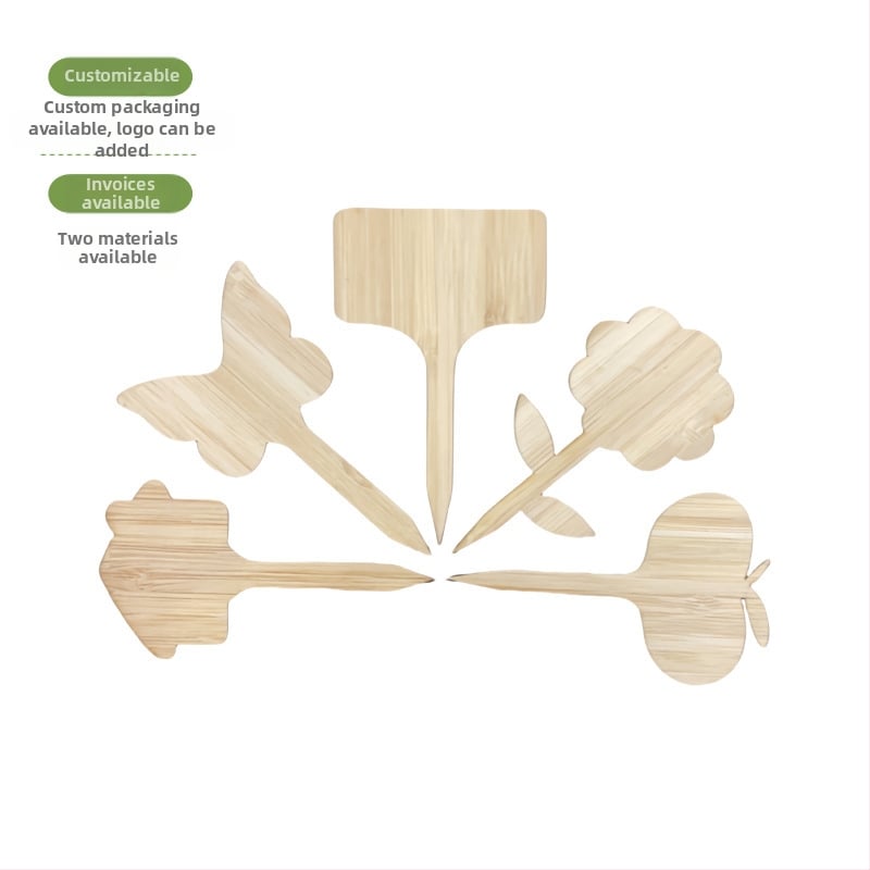 Етикети за растения/вмъквания • Материал: дървени стърготини • Марка: Independence • Назначение: означаване на растения