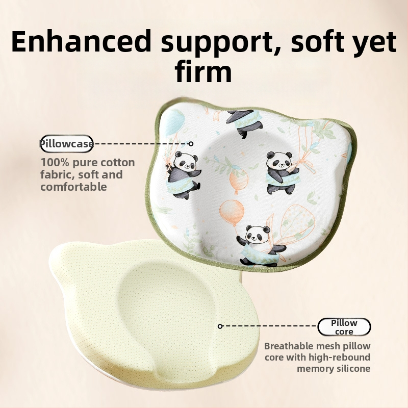 Novorodenecký tvarovací vankúš – korekcia tvaru hlavy, prevencia plochej hlavy, 0-6 mesiacov, bavlna