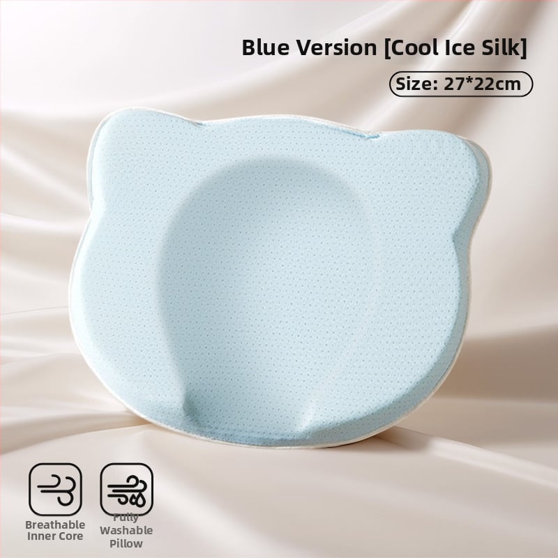 Μαξιλάρι διαμόρφωσης κεφαλιού νεογέννητου - διόρθωση σχήματος κεφαλιού, πρόληψη πλακέ κεφαλής, 0-6 μηνών, 100% βαμβάκι