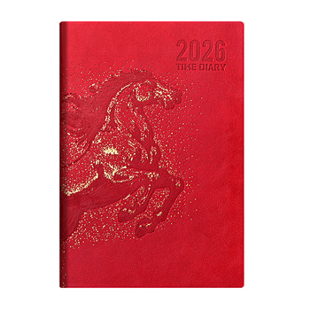Bilježnica Really Enjoy s PU koricama, šav koncem, Dowling papir 80gsm, više od 400 stranica