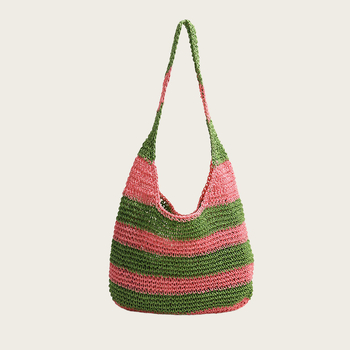 Ženska papirnata tote torba, urbani minimalistički stil, ljeto 2025, uspravni kvadratni oblik, magnetska kopča, poliesterska podstava, unutarnje džepove za telefon i identifikacijsku karticu