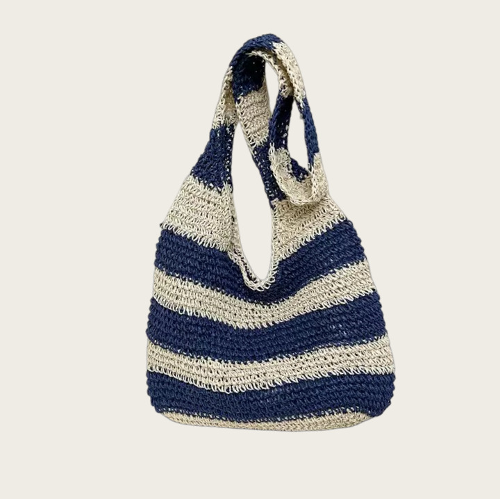 Ženska papirnata tote torba, urbani minimalistički stil, ljeto 2025, uspravni kvadratni oblik, magnetska kopča, poliesterska podstava, unutarnje džepove za telefon i identifikacijsku karticu