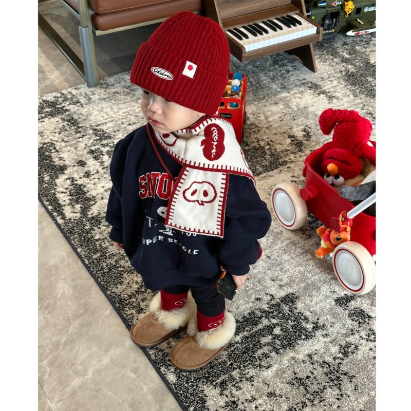 Детски суитшърт за момчета с принт на букви в карикатурен стил, подплатен с пух, дълъг ръкав, 100% полиестер, за деца 3–8 години