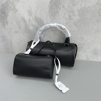 Cilindrična torbica od teleće kože, za pazuh, sa zatvaračem i pretincem za telefon, gradski stil jednostavnosti